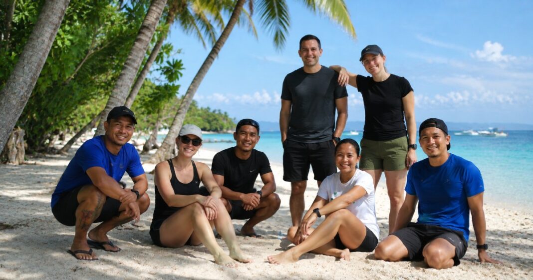 Tourists at Panglao Beach