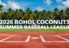 Infographic: 2026 Bohol Coconuts Summer League
