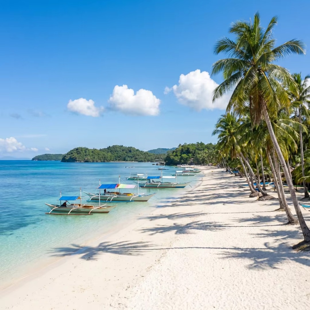 Panglao Island white-sand beach, Bohol