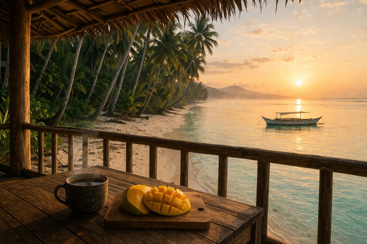 Filipino breakfast at dawn