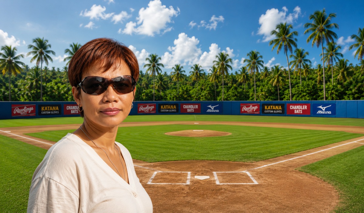 Breaking the Pay-to-Play Cycle: The Coconuts Radical Plan to De-Risk Youth Sports 5 Lerma Moore surveys the Cambanac baseball infield, Bohol
